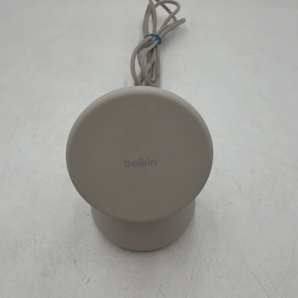 Belkin BoostCharge Pro 2-in-1 Wireless Charging Dock w/ Magsafe 15W Sand Tested